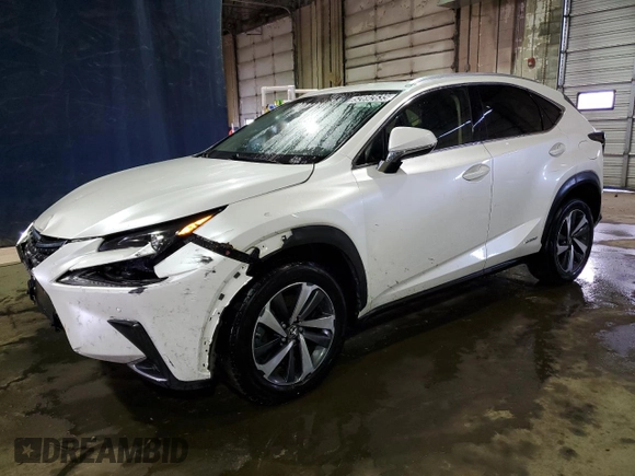 2019 Lexus NX 300h z VIN JTJBJRBZ7K2103135, wystawiony jako Copart lot #52692635 z przebiegiem 88 555 mil mil oraz Czysty tytuł • Clean title. Historia ofert i sprzedaży dostępna na DreamBid. Obrazek 1.