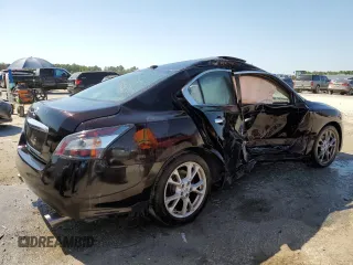 2014 Nissan Maxima SV with VIN 1N4AA5AP3EC471047, listed as a Copart auction lot 53135485 with 82,808 mi miles and Non repairable. Bid and sale history available at DreamBid. Image 3.