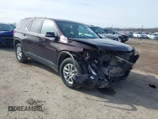 2020 Chevrolet Traverse LT Cloth with VIN 1GNEVGKWXLJ151077, listed as a IAAI auction lot 41520534 with 76,473 mi miles. Bid and sale history available at carsss.com. Image 1.
