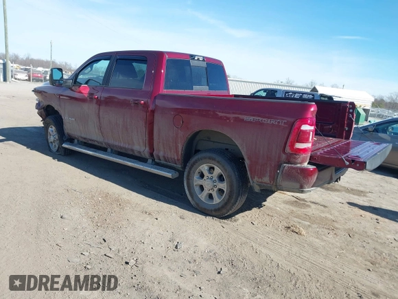 2024 Ram 2500 Big Horn with VIN 3C6UR5DJ2RG335705, listed as a IAAI auction lot 41400752 with 6,335 mi miles. Bid and sale history available at carsss.com. Image 3.