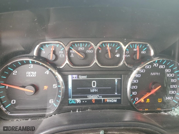 2015 Chevrolet Silverado 1500 High Country with VIN 3GCUKTEC9FG121324, listed as a Copart auction lot 77551124 with 104,037 mi miles and Salvage Title. Bid and sale history available at carsss.com. Image 9.
