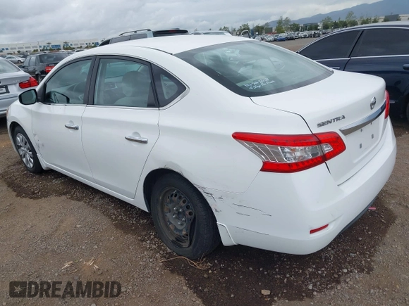 2015 Nissan Sentra S with VIN 3N1AB7AP4FY229253, listed as a IAAI auction lot 42046967 with 63,993 mi miles. Bid and sale history available at carsss.com. Image 3.