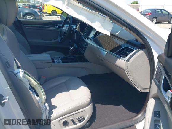 2017 Genesis G80 3.8L with VIN KMHGN4JE4HU169181, listed as a IAAI auction lot 41991011 with 78,470 mi miles. Bid and sale history available at carsss.com. Image 5.