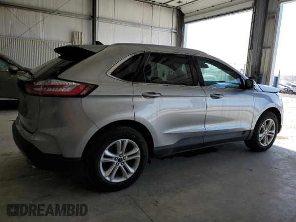 2020 Ford Edge SEL with VIN 2FMPK4J93LBB45500, listed as a Copart auction lot 52279925 with 53,134 mi miles and Salvage Title. Bid and sale history available at carsss.com. Image 3.