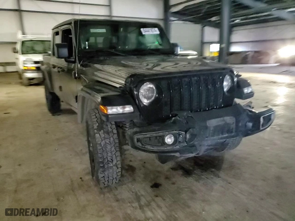 2022 Jeep Gladiator Sport S with VIN 1C6HJTAG4NL126601, listed as a Copart auction lot 84441874 with 57,593 mi miles and Salvage Title. Bid and sale history available at carsss.com. Image 11.