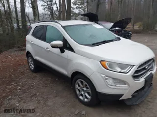 2018 Ford EcoSport SE with VIN MAJ3P1TE3JC183776, listed as a IAAI auction lot 41791030 with 66,684 mi miles. Bid and sale history available at carsss.com. Image 1.
