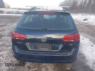 2017 Volkswagen Golf SportWagen S with VIN 3VWC17AU0HM502498, listed as a IAAI auction lot 41326696 with 158,663 mi miles. Bid and sale history available at carsss.com. Image 16.