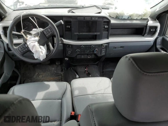 2024 Ford F-350 with VIN 1FT8X3BA0REF08670, listed as a Copart auction lot 52581825 with 12,776 mi miles and Salvage title. Bid and sale history available at DreamBid. Image 8.