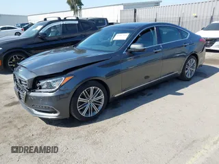 2018 Genesis G80 3.8L with VIN KMHGN4JEXJU266505, listed as a IAAI auction lot 42087994 with 58,251 mi miles and . Bid and sale history available at DreamBid. Image 2.