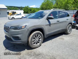 2021 Jeep Cherokee Latitude Lux z VIN 1C4PJMMXXMD124348, wystawiony jako Copart lot #59130645 z przebiegiem 22 946 mil mil oraz Szkoda całkowita • Salvage title. Historia ofert i sprzedaży dostępna na DreamBid. Obrazek 1.