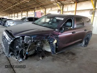 2023 Hyundai Palisade Limited z VIN KM8R54GEXPU551844, wystawiony jako Copart lot #54056995 z przebiegiem 87 024 mil mil oraz Szkoda całkowita • Salvage title. Historia ofert i sprzedaży dostępna na DreamBid. Obrazek 1.