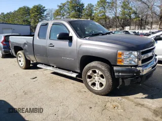 2011 Chevrolet Silverado 1500 LT with VIN 1GCRCSEA1BZ217437, listed as a Copart auction lot 42629445 with 142,238 mi miles and Salvage Title. Bid and sale history available at DreamBid. Image 4.