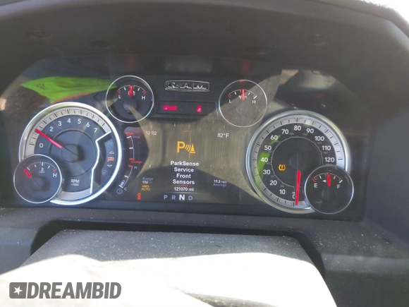 2017 Ram 1500 Big Horn with VIN 3C6RR7LT9HG669183, listed as a IAAI auction lot 41712237 with 121,070 mi miles and . Bid and sale history available at DreamBid. Image 7.