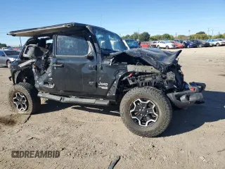 2020 Jeep Wrangler Unlimited Sport with VIN 1C4HJXDM8LW248682, listed as a Copart auction lot 72225934 with Not provided miles and Salvage title. Bid and sale history available at DreamBid. Image 4.