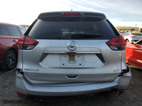 2020 Nissan Rogue SV with VIN JN8AT2MT1LW038550, listed as a Copart auction lot 82595494 with 105,359 mi miles and Salvage Title. Bid and sale history available at carsss.com. Image 6.