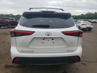 2022 Toyota Highlander XLE with VIN 5TDGZRBH0NS589020, listed as a Copart auction lot 62696015 with 36,131 mi miles and Salvage title. Bid and sale history available at DreamBid. Image 6.