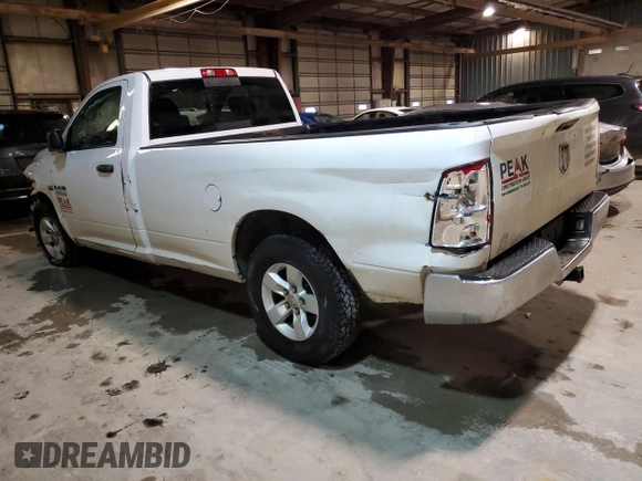 2018 Ram 1500 Tradesman z VIN 3C6JR6DT7JG225151, wystawiony jako Copart lot #86207374 z przebiegiem 72 073 mil mil oraz Szkoda całkowita • Salvage title. Historia ofert i sprzedaży dostępna na DreamBid. Obrazek 2.