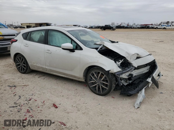 2024 Subaru Impreza Sport with VIN JF1GUAFC8R8357280, listed as a Copart auction lot 45122135 with 9,070 mi miles and Salvage Title. Bid and sale history available at carsss.com. Image 4.
