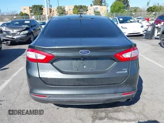 2015 Ford Fusion SE Hybrid with VIN 3FA6P0LU4FR306928, listed as a IAAI auction lot 41826720 with 83,983 mi miles. Bid and sale history available at carsss.com. Image 16.
