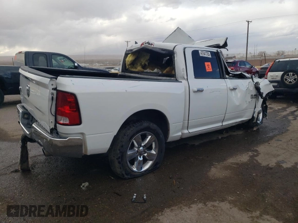 2018 Ram 1500 Big Horn z VIN 1C6RR6LMXJS263317, wystawiony jako Copart lot #47541705 z przebiegiem Nie podano mil oraz Nie do naprawy • Non repairable. Historia ofert i sprzedaży dostępna na DreamBid. Obrazek 3.