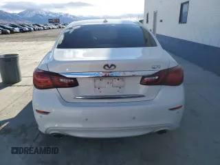 2018 Infiniti Q70 Luxe with VIN JN1BY1AR2JM220015, listed as a Copart auction lot 86657254 with 120,172 mi miles and Salvage title. Bid and sale history available at DreamBid. Image 6.