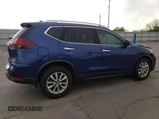 2018 Nissan Rogue SV with VIN KNMAT2MT4JP604171, listed as a Copart auction lot 54555375 with 69,194 mi miles and Salvage Title. Bid and sale history available at DreamBid. Image 3.