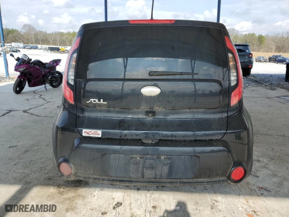 2014 Kia Soul ! with VIN KNDJX3A56E7078227, listed as a Copart auction lot 44044395 with 195,733 mi miles and Salvage Title. Bid and sale history available at carsss.com. Image 6.