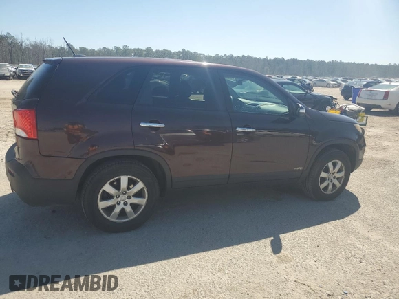 2012 Kia Sorento LX with VIN 5XYKTCA6XCG239428, listed as a Copart auction lot 48671735 with 173,091 mi miles and Salvage Title. Bid and sale history available at carsss.com. Image 3.