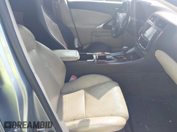 2010 Lexus IS 250 with VIN JTHCF5C23A5038654, listed as a IAAI auction lot 42597794 with 247,483 mi miles and . Bid and sale history available at DreamBid. Image 5.