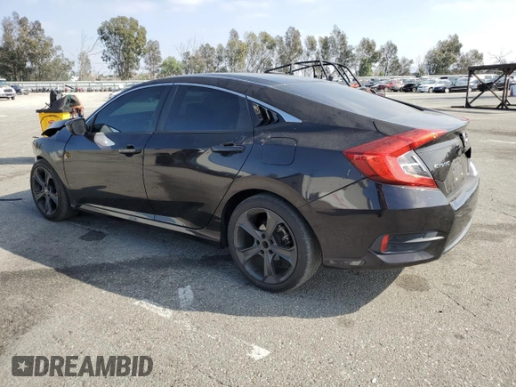 2016 Honda Civic Sedan LX with VIN 19XFC2F50GE232356, listed as a Copart auction lot 43615245 with 53,557 mi miles and Salvage Title. Bid and sale history available at carsss.com. Image 2.