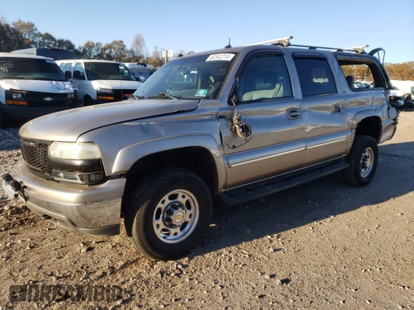 2003 Chevrolet Suburban LT with VIN 3GNGK26U13G239207, listed as a Copart auction lot 83342214 with 147,511 mi miles and Salvage Title. Bid and sale history available at carsss.com. Image 1.