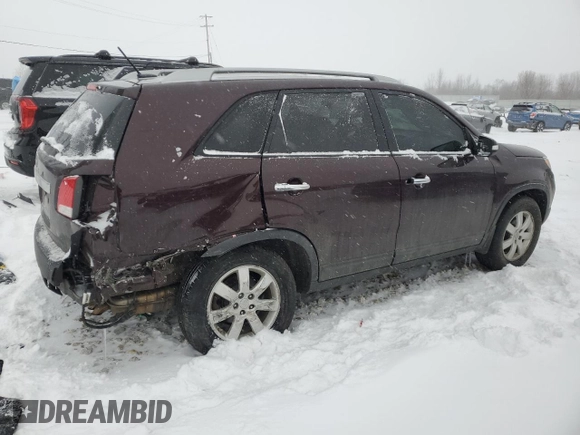 2011 Kia Sorento LX with VIN 5XYKT3A16BG084024, listed as a Copart auction lot 45290665 with 138,621 mi miles and Clean Title. Bid and sale history available at DreamBid. Image 3.
