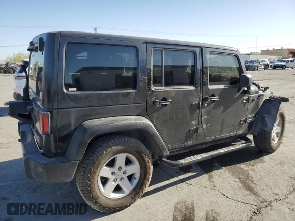 2018 Jeep Wrangler Unlimited Sport with VIN 1C4BJWDG4JL882001, listed as a Copart auction lot 51965055 with 132,836 mi miles and Salvage Title. Bid and sale history available at DreamBid. Image 3.