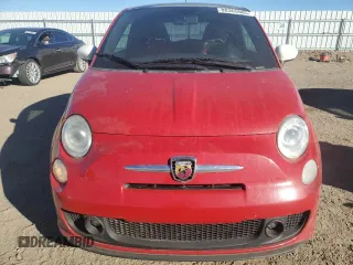 2012 FIAT 500 Abarth with VIN 3C3CFFFH6CT380744, listed as a Copart auction lot 88365985 with 144,346 mi miles and Salvage title. Bid and sale history available at DreamBid. Image 5.