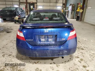 2008 Honda Civic Cpe Si with VIN 2HGFG21568H703347, listed as a Copart auction lot 45295775 with 155,813 mi miles and Salvage Title. Bid and sale history available at carsss.com. Image 6.