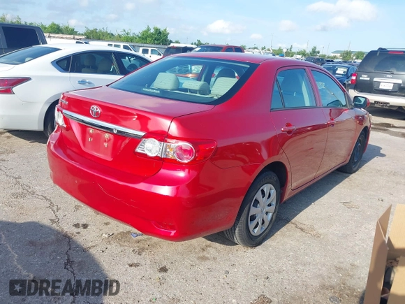 2013 Toyota Corolla L with VIN 5YFBU4EE4DP171631, listed as a IAAI auction lot 42185923 with 87,892 mi miles and . Bid and sale history available at DreamBid. Image 4.