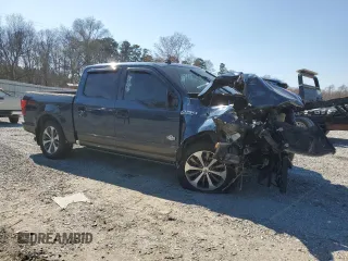 2019 Ford F-150 XL with VIN 1FTEW1E47KFC79887, listed as a Copart auction lot 45834535 with Not Provided miles and Salvage Title. Bid and sale history available at carsss.com. Image 4.