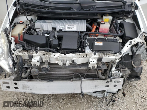 2014 Toyota Prius Four with VIN JTDKN3DU7E1841002, listed as a Copart auction lot 53757825 with Not provided miles and Salvage title. Bid and sale history available at DreamBid. Image 11.