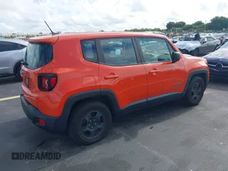 2017 Jeep Renegade Sport with VIN ZACCJAAB6HPF88556, listed as a IAAI auction lot 42687364 with 87,120 mi miles and . Bid and sale history available at DreamBid. Image 4.