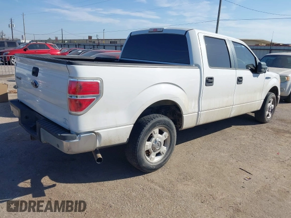 2009 Ford F-150 XL with VIN 1FTPW12V39KA70475, listed as a IAAI auction lot 41695200 with 249,666 mi miles. Bid and sale history available at carsss.com. Image 4.