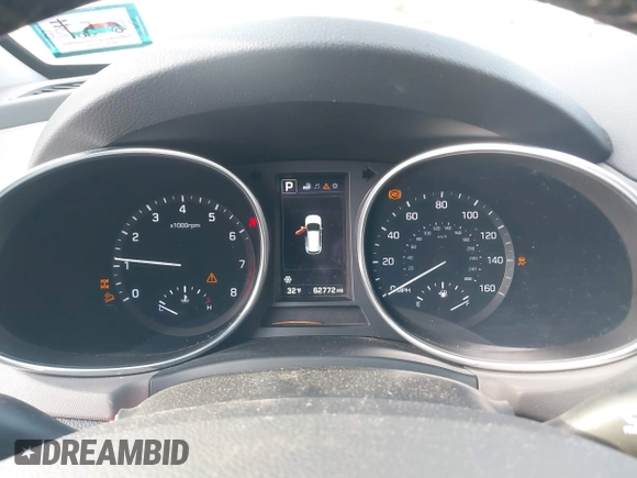 2017 Hyundai Santa Fe 2.0T with VIN 5XYZUDLA8HG502333, listed as a IAAI auction lot 41246195 with 62,772 mi miles and . Bid and sale history available at DreamBid. Image 7.