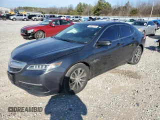 2016 Acura TLX with VIN 19UUB1F33GA015164, listed as a Copart auction lot 43807375 with 195,648 mi miles and Salvage Title. Bid and sale history available at carsss.com. Image 1.