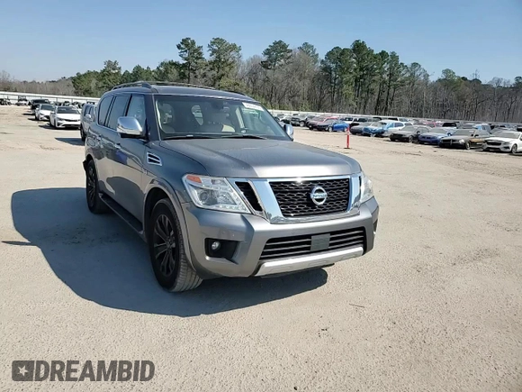 2017 Nissan Armada Platinum with VIN JN8AY2NE2H9707853, listed as a Copart auction lot 46654655 with 69,106 mi miles and Clean Title. Bid and sale history available at carsss.com. Image 11.