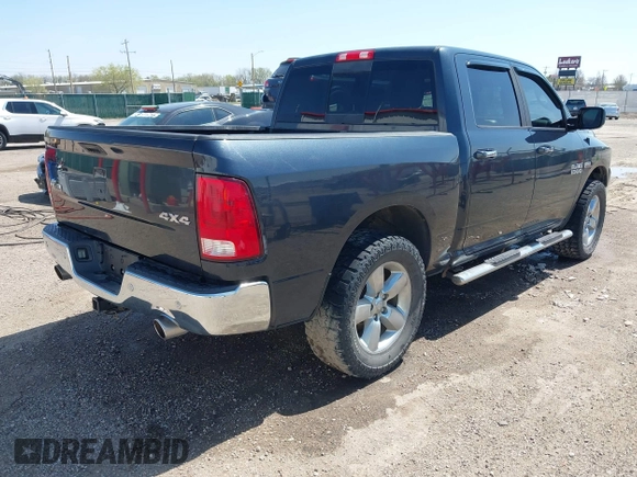 2016 Ram 1500 Big Horn with VIN 3C6RR7LT1GG201172, listed as a IAAI auction lot 41938436 with 122,163 mi miles and . Bid and sale history available at DreamBid. Image 4.
