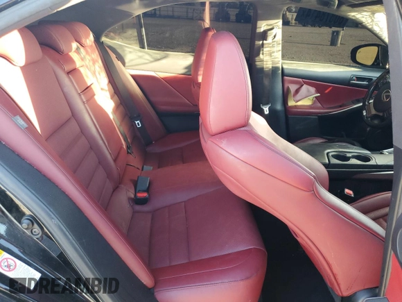 2017 Lexus IS 350 with VIN JTHBE1D22H5030500, listed as a Copart auction lot 80878414 with 76,788 mi miles and Salvage Title. Bid and sale history available at DreamBid. Image 10.