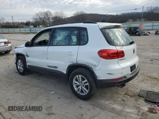 2016 Volkswagen Tiguan S with VIN WVGBV7AX0GW600518, listed as a Copart auction lot 86335544 with 132,123 mi miles and Salvage Title. Bid and sale history available at DreamBid. Image 2.