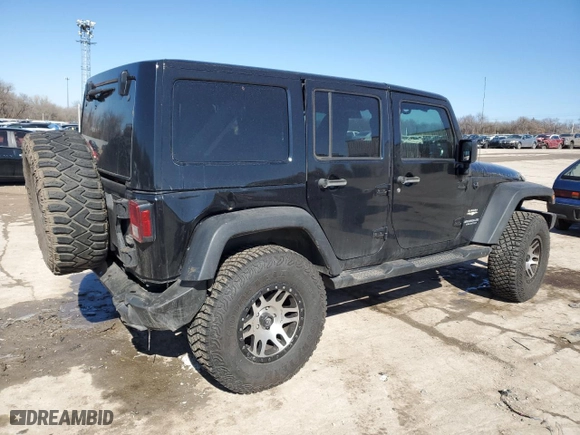 2013 Jeep Wrangler Unlimited Sahara with VIN 1C4BJWEG0DL575265, listed as a Copart auction lot 44363655 with 126,072 mi miles and Salvage Title. Bid and sale history available at carsss.com. Image 3.