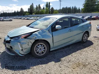 2020 Toyota Prius LE with VIN JTDL9RFU4L3015590, listed as a Copart auction lot 58533245 with 93,846 mi miles and Salvage title. Bid and sale history available at DreamBid. Image 1.