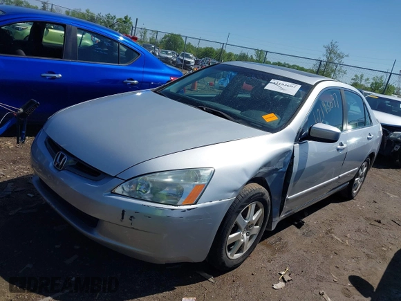 2005 Honda Accord EX-L z VIN 1HGCM66845A041929, wystawiony jako IAAI lot #42193697 z przebiegiem 165 324 mil mil oraz . Historia ofert i sprzedaży dostępna na DreamBid. Obrazek 2.