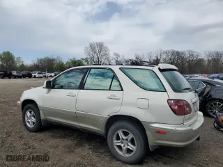 1999 Lexus RX 300 Luxury SUV with VIN JT6HF10U5X0057614, listed as a Copart auction lot 54107095 with 143,237 mi miles and Clean Title. Bid and sale history available at carsss.com. Image 2.